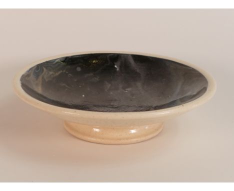 Isabella Pope, Studio Pottery Agate Glaze Bowl. Base is inscribed 'August 31 1997 Princess Diana Dies Paris Car Crash'. Pope 