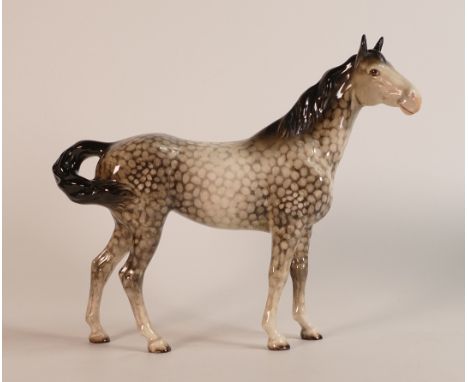 Beswick, Rocking Horse Grey Swish tail 1182. a/f. (H:22cm)