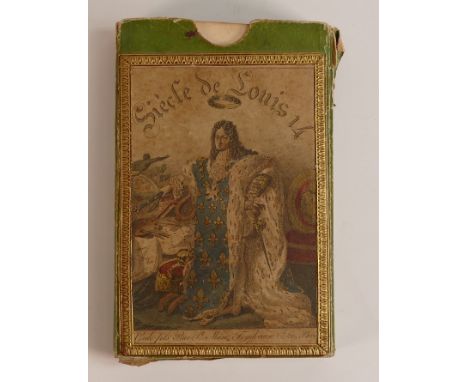 19th century 'Siecle de Louis 14' portrait cards. Depicting important figure from Ancien Regime fields of architecture, sculp