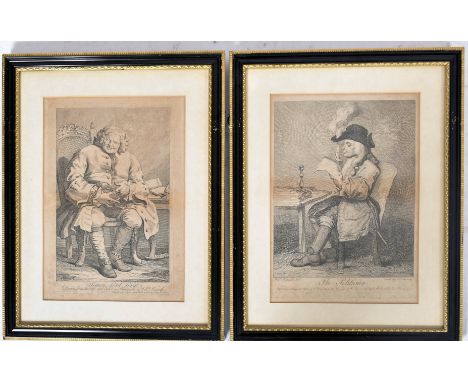 After William Hogarth (1697-1764) - 'The Politician' &amp; 'Simon Lord Lovat' - Two 18th century engravings. The lot to inclu