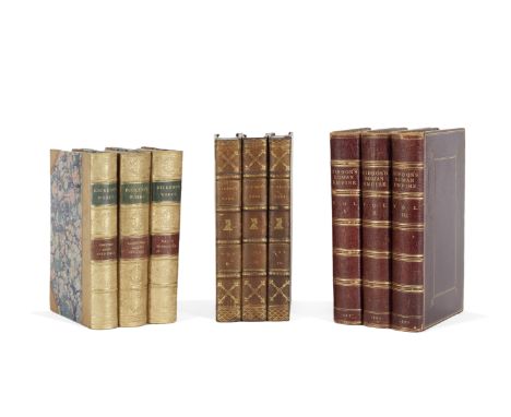 BINDINGSDICKENS (CHARLES) The Works, 17 vol. (Complete), 'Crown Edition',  plates, occasional light spotting, opening gatheri