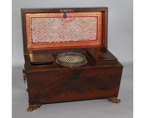 A Victorian tea caddy