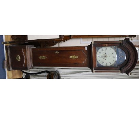 A grandfather clock, by Bates of Kettering, H.218cm