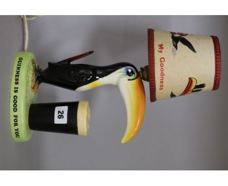 Guinness Toucan lamp with shade
