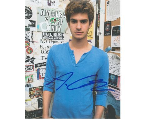 Andrew Garfield signed 10x8 colour photo. Garfield is an English and American actor. He has received various accolades, inclu