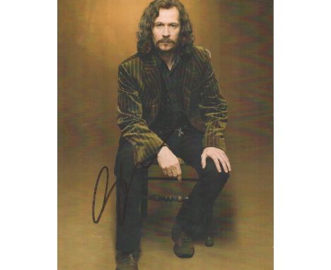 Gary Oldman signed Harry Potter 10x8 colour photo. Gary Leonard Oldman (born 21 March 1958) is an English actor and filmmaker