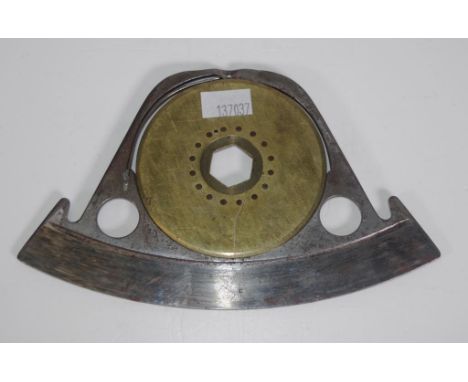 Nottingham 19th century lace bobbin marked for Newton and Pycroft, (length 16cm approx).