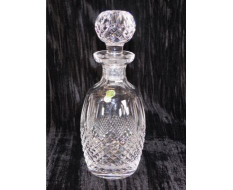 Waterford 'Lismore' crystal decanter (height 27cm approx).