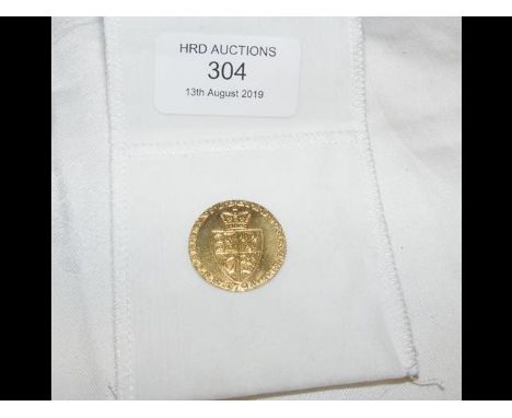 A George III 1794 gold one guinea coin CONDITION REPORTgood condition