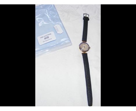 A vintage 1914 lady's Rolex cocktail watch with 18ct twin gold setting - fully serviced 