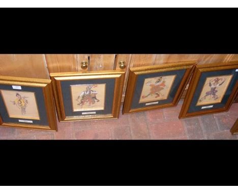 Four original Bolshoi Nutcracker costume designs - all Limited Edition with Certificates 