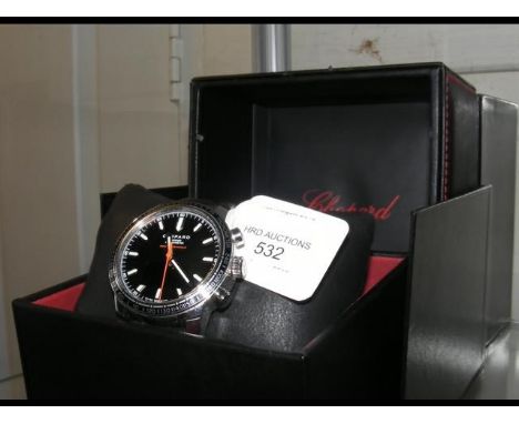 A gent's Chopard Monaco de Historique Chronograph wrist watch - 'Time Attack' full set with box, papers and Certificate 