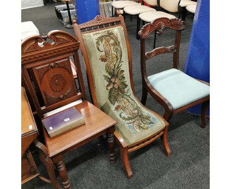 3 VINTAGE CHAIRS 