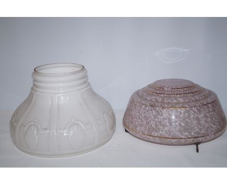 2 Vintage light shades