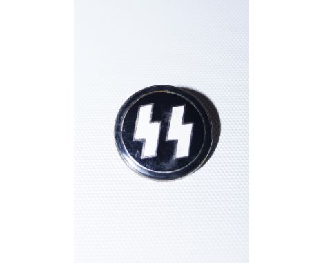 Enamel badge with SS emblem