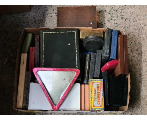CARTON WITH MISC KNIFE & FORK BOXES & OTHER CONTAINERS