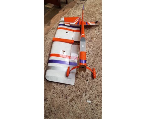 PART BUILT FINISHED MODEL AIRCRAFT WITH 60" WING SPAN MARKED FRENZY