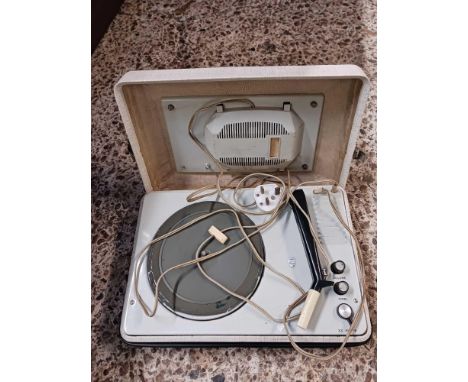 VINTAGE PORTABLE PHILIPS RECORD PLAYER
