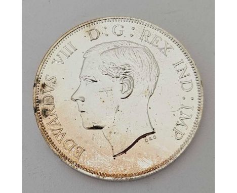 AN EDWARDIAN VII MODEL DOUBLE FLORIN 1937