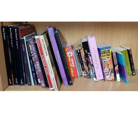 PART SHELF OF ADULT EROTICA BOOKS