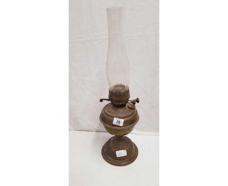 BRASS TWIN BURNER OIL LAMP BODY WITH DENTS