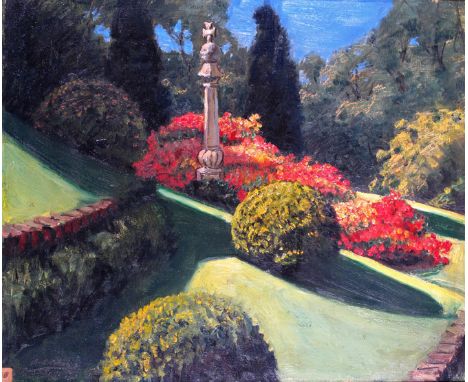 ‡ Frank O. Salisbury (1874-1962) Sunlight, Azaleas Signed and dated 16.5.52 Oil on canvas 51 x 61cm; 20 x 24in Provenance: By