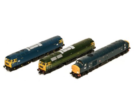 Three Bachmann 00 gauge diesel locomotives, D232 Empress of Canada, D1684 &amp; D1665 Titan 