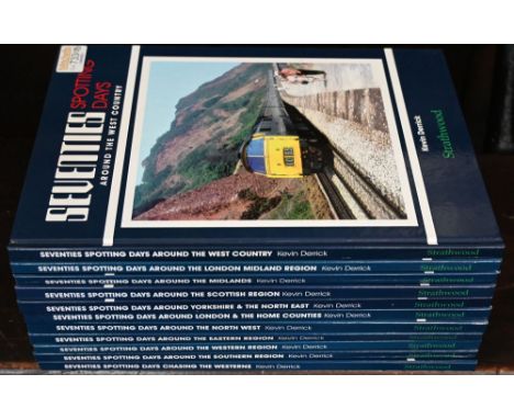 Eleven volumes of 70's spotting days around the UK by Kevin Derrick published Starthwood  