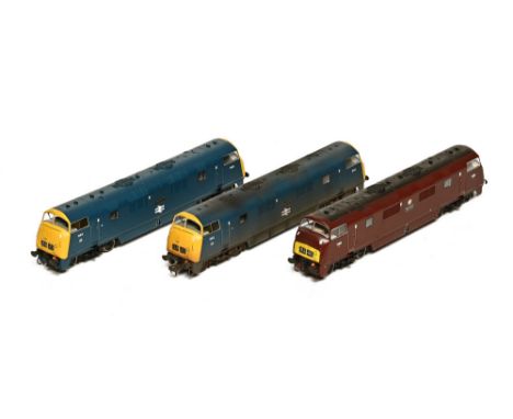 Three Bachmann 00 gauge diesel locomotives, D865 Zealous, D842 Royal Oak &amp; D845 Spritely  