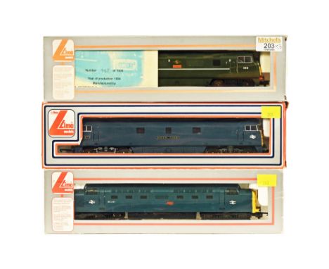 Three Lima 00 gauge diesel locomotives, D819, 55011 &amp; D1071 Western Renown 