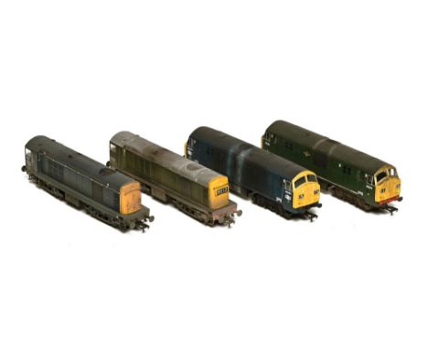 Four Bachmann 00 gauge diesel locomotives, D8036, D8168, D6354 &amp; D6331 