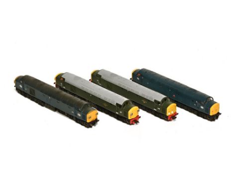 Four Lima 00 gauge diesel locomotives, D325, D337, D202 &amp; D211