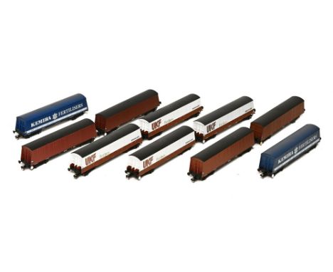Ten Lima fertiliser bogie vans 