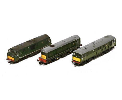 Three Bachmann 00 gauge diesel locomotives, D6356, D8108 &amp; D5085