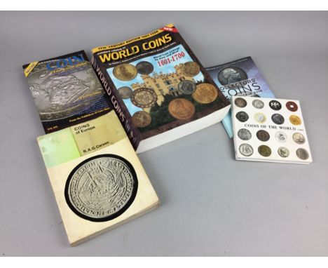 LOT OF BOOKS RELATING TO COIN COLLECTING, including Coins of Europe by R A G Carson, Coin Yearbook 2006 and others