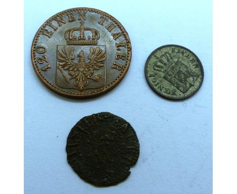 Early European coins, milled and hammered. P&amp;P Group 0 (£5+VAT for the first lot and £1+VAT for subsequent lots) 