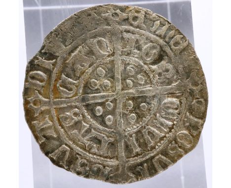 Silver hammered half groat, Plantagenet. P&amp;P Group 0 (£5+VAT for the first lot and £1+VAT for subsequent lots) 