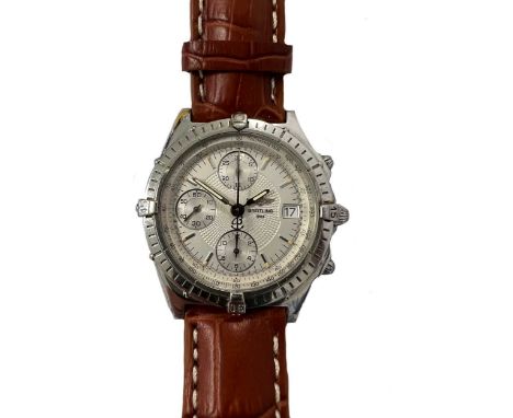 Breitling - A Steel 'Chronomat' chronograph wristwatch, circa 1996, reference number A13048, serial number 118939, the signed