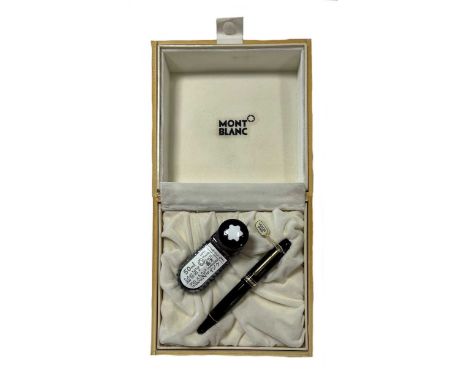 Montblanc - A Meisterstück 'Unicef Tom Sachs limited edition' resin coated fountain pen,  circa 2004, model 149, Quo Vadis nu