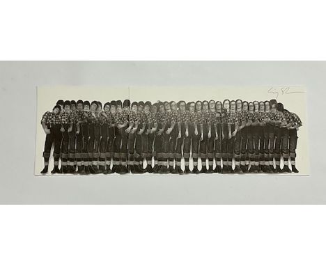 Cindy Sherman pencil signed print, Signed upper right, Mounted to poster board. &nbsp;&lt;br&gt; Measures 26.00 X 8.50.