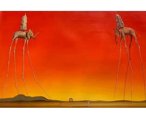 Salvador DaliÂ­ (1904-1989) was a renowned Spanish surrealist artist known for his eccentric and imaginative works. He is con