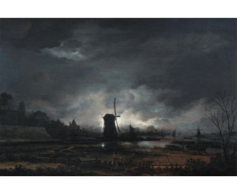 Aert van der Neer (1603/1604â€“1677) was a Dutch Golden Age painter known for his atmospheric and evocative landscapes, parti