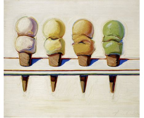 Wayne Thiebaud is an American painter widely recognized for his contributions to the Pop Art movement and his vivid, realisti