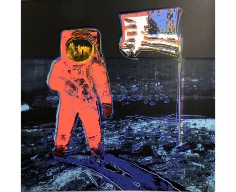 Andy Warhol(American, 1928-1987)Moonwalk, 1987Silkscreen in colors on Lenox museum board.Stamped in black on verso,  Certific