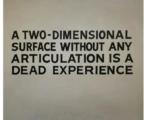 John Baldessari was an American conceptual artist known for his groundbreaking work in photography, painting, and installatio