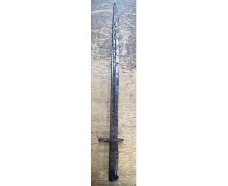 American WW1 Remington Bayonet issued to Home-Guard in used condition.