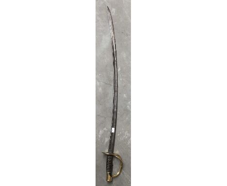 USA 1860 model light cavalry sabre (AKA M1862), marked U.S - C.E.W- 1864 (C.E.W for Inspector Charles E. Wilson),&nbsp;Manufa