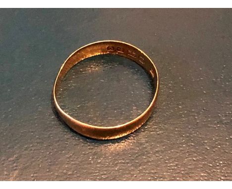 22ct Wedding Ring 2.72 grams