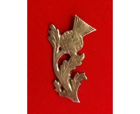 Scottish Silver Thistle Brooch