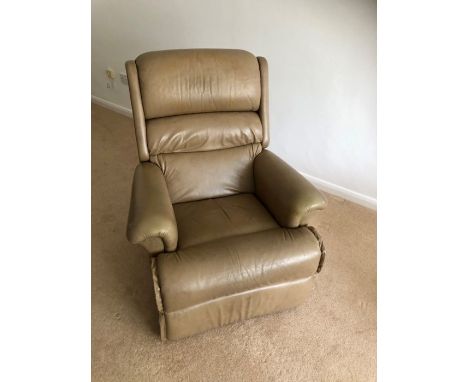 2 Leather manual recliner armchairs  ( buyer to collect from bungalow in king’s Lynn, you will need 2 people there is no one 